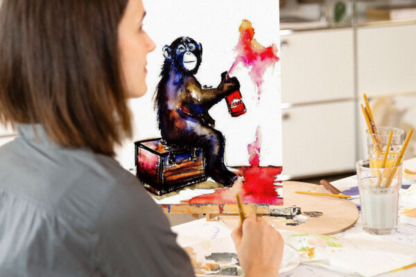 Banksy-Affe